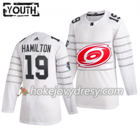 Dětské Hokejový Dres Carolina Hurricanes Dougie Hamilton 19 Bílá Adidas 2020 NHL All-Star Authentic